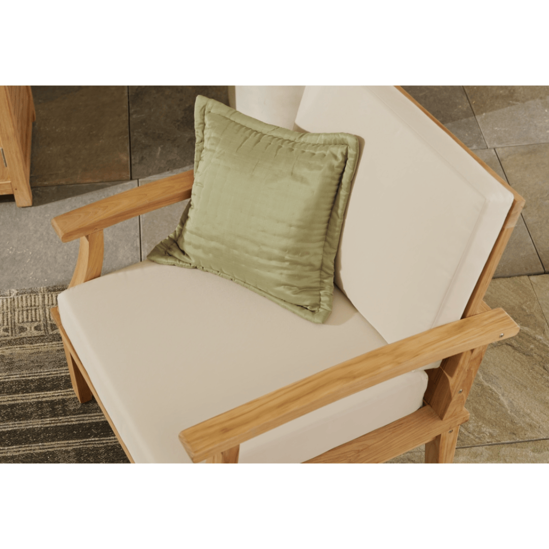 Touchstone Solena Teak Sofa Set chair lifestyle image