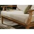 Touchstone Solena Teak Sofa Set sofa close up lifestyle image
