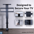 Touchstone SRV Smart TV Lift Mechanism graphic about ways this life secures your television.