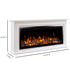 Touchstone Sideline Elite 50 inch surround mantel and fireplace dimensional graphic