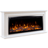 Touchstone Sideline Elite 50 inch surround mantel and fireplace angled on white
