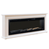 Sideline Elite Pro 60 inch and 90014 Encase Surround Mantel angled on white