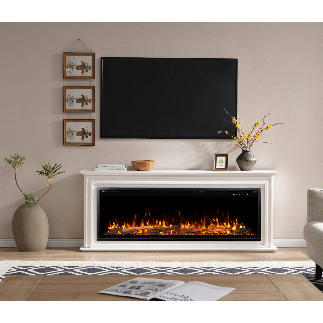 Sideline Elite Pro 60 Inch Smart Electric Fireplace with Encase Sideline Elite Pro 60 Inch Smart Electric Fireplace with Encase
