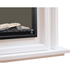 Touchstone Sideline Elite 50 inch surround mantel and fireplace detail shot of corner