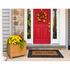 Touchstone Teak Planter - Cube shape outdoor lifestyle photo with a fall theme.