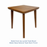 Calena Teak table graphic