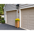 Touchstone Teak Planter - Tall shape outdoor lifestyle photo with a fall theme.