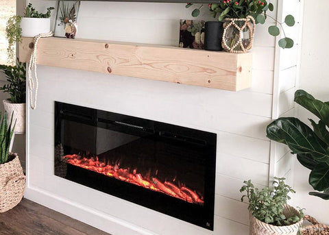 Touchstone Sideline Electric Fireplace with @homewithyates