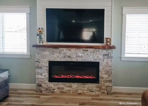 Touchstone Sideline Electric Fireplace by @mrs_ballester