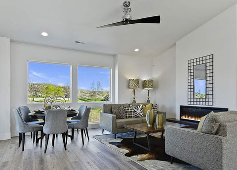 Touchstone Sideline Elite 60 Electric Fireplace in Tandem Ridge Townhomes
