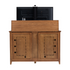 Touchstone Claymont Smart TV Lift Cabinet 70263 back view with TV on white.