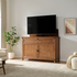 Touchstone Claymont Smart TV Lift Cabinet 70263 lifestyle image with TV.