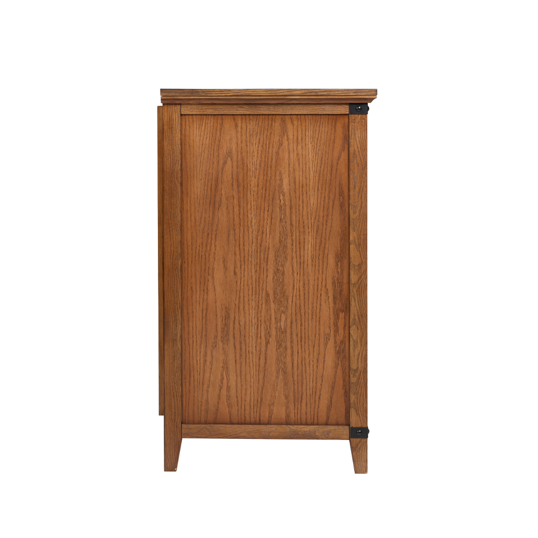 Touchstone Claymont Smart TV Lift Cabinet 70263 side view on white.
