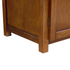 Touchstone 70062 Bungalow Smart TV Lift Cabinet angled photo of cabinet legs on white.