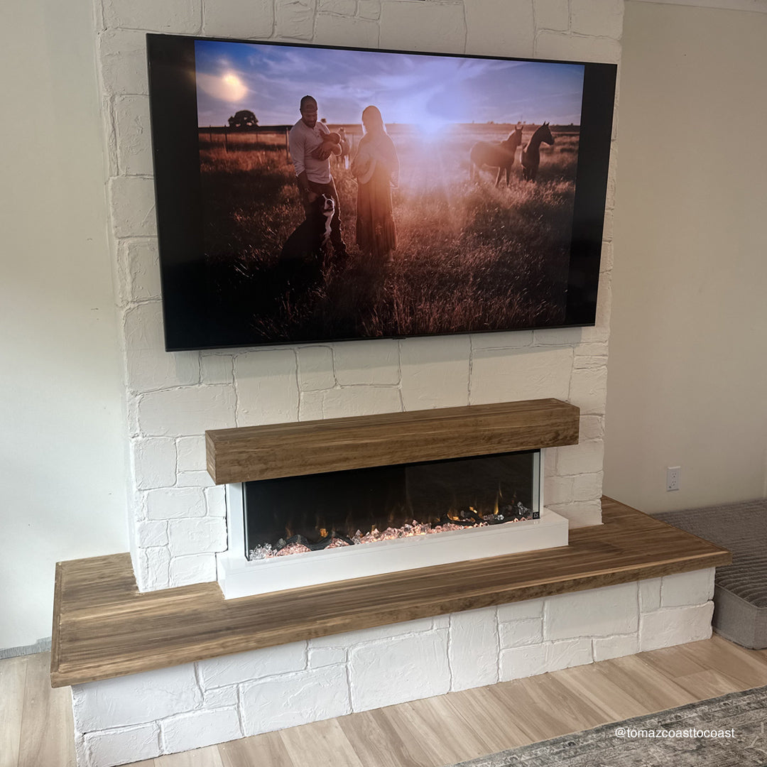 Touchstone Chesmont 50 inch Electric Fireplace installation done by customer @tomazcoasttooast