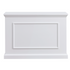 Touchstone Elevate 72015 Smart TV Lift Cabinet in White Finish cabinet closed on white.
