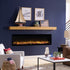 Touchstone Sideline Elite Pro 72 Smart Electric Fireplace patriotic decor mobile view