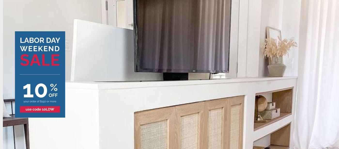 Touchstone Labor Day Sale 10% off with code 10LDW TV lift mechanism