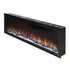 Touchstone Sideline Elite Electric Fireplace on an angle to see the depth of the wall insert