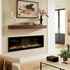 Touchstone Sideline Elite Pro and Touchstone Encase Mantel lifestyle image in a neutral styled living room.