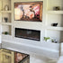 Touchstone Sideline Fury 57 Smart Electric Fireplace in niche accent wall @islandgal_5homedecor