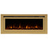 The Sideline Deluxe Gold 60 Inch 86276 Recessed Smart Electric Fireplace