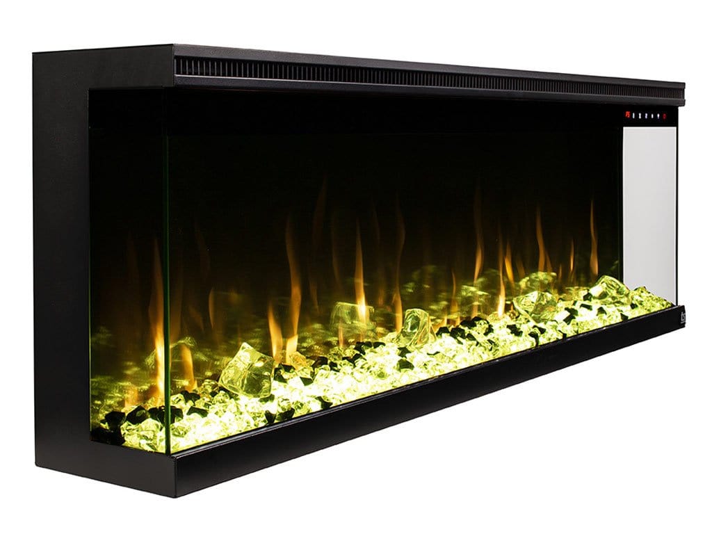 Sideline Infinity 3 Sided 72 WiFi Enabled Smart Recessed Electric Fireplace 80051