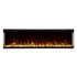 Touchstone Sideline Infinity Electric Fireplace 72 inches smart home technology shown with crystals