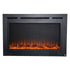 Touchstone Sideline Steel Electric Fireplace Forte 80048 screen front