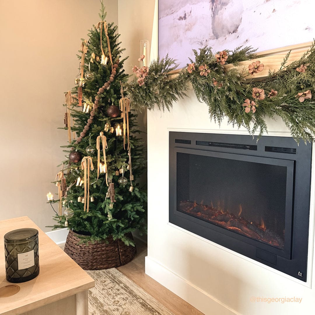 Sideline Steel Forte Electric Fireplace customer install photo