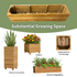 Touchstone Teak - Calena Teak Outdoor Planters plant type infographic