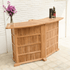 Touchstone Velari Teak Bar Set only the bar shown