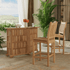 Velari Teak Bar set lifestyle image.