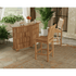 Velari Teak Bar set lifestyle image showing the front.