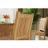 Velari Teak Bar set lifestyle image of chair detail