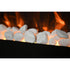 White Stone Media 89045 in fireplace