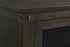 	The Claymont 70063 TV Lift Cabinet for 65 inch Flat screen TVs detail shot of corner.