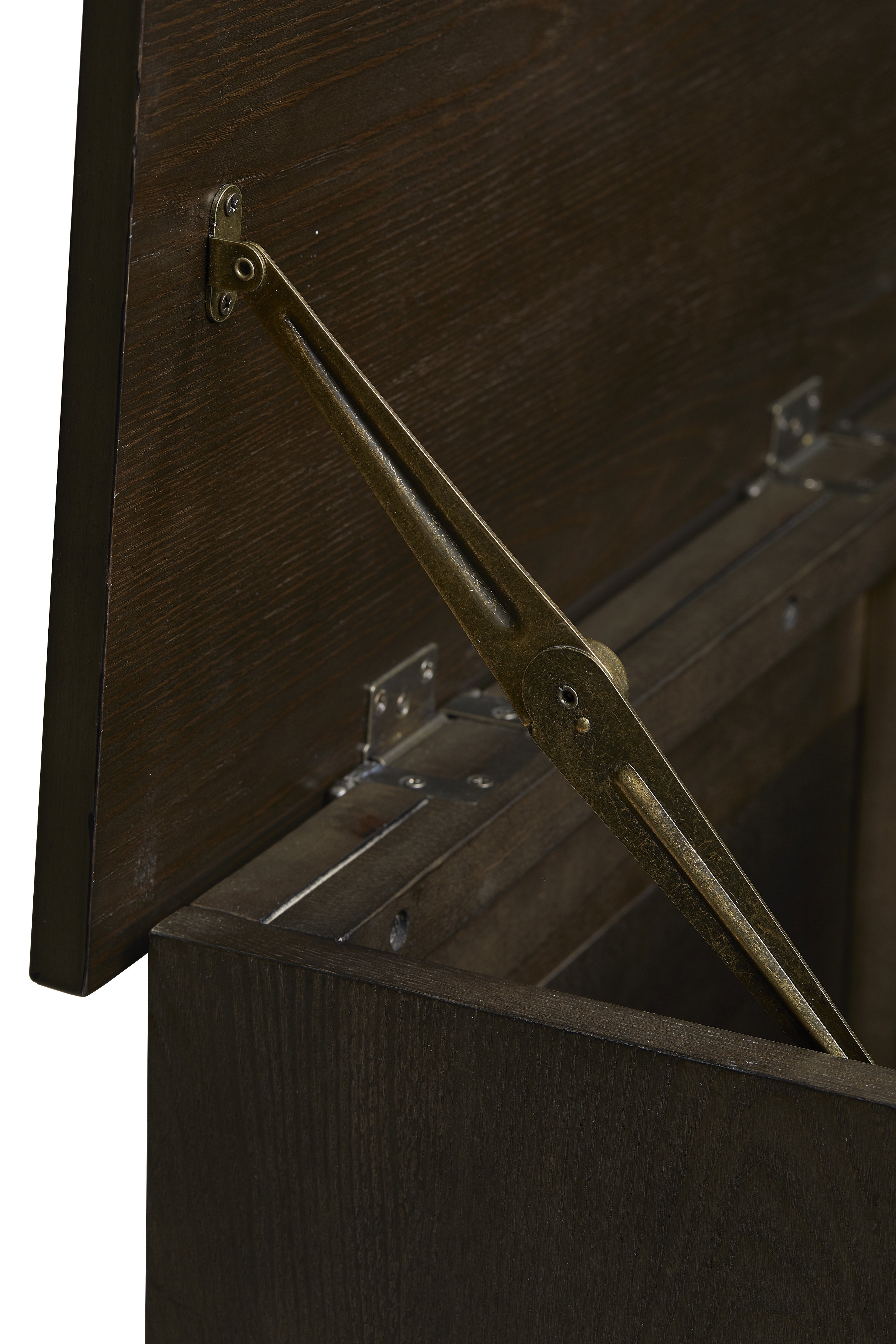 Elevate 72014 Rustic TV Lift Cabinet for 50” TV’s detail shot.