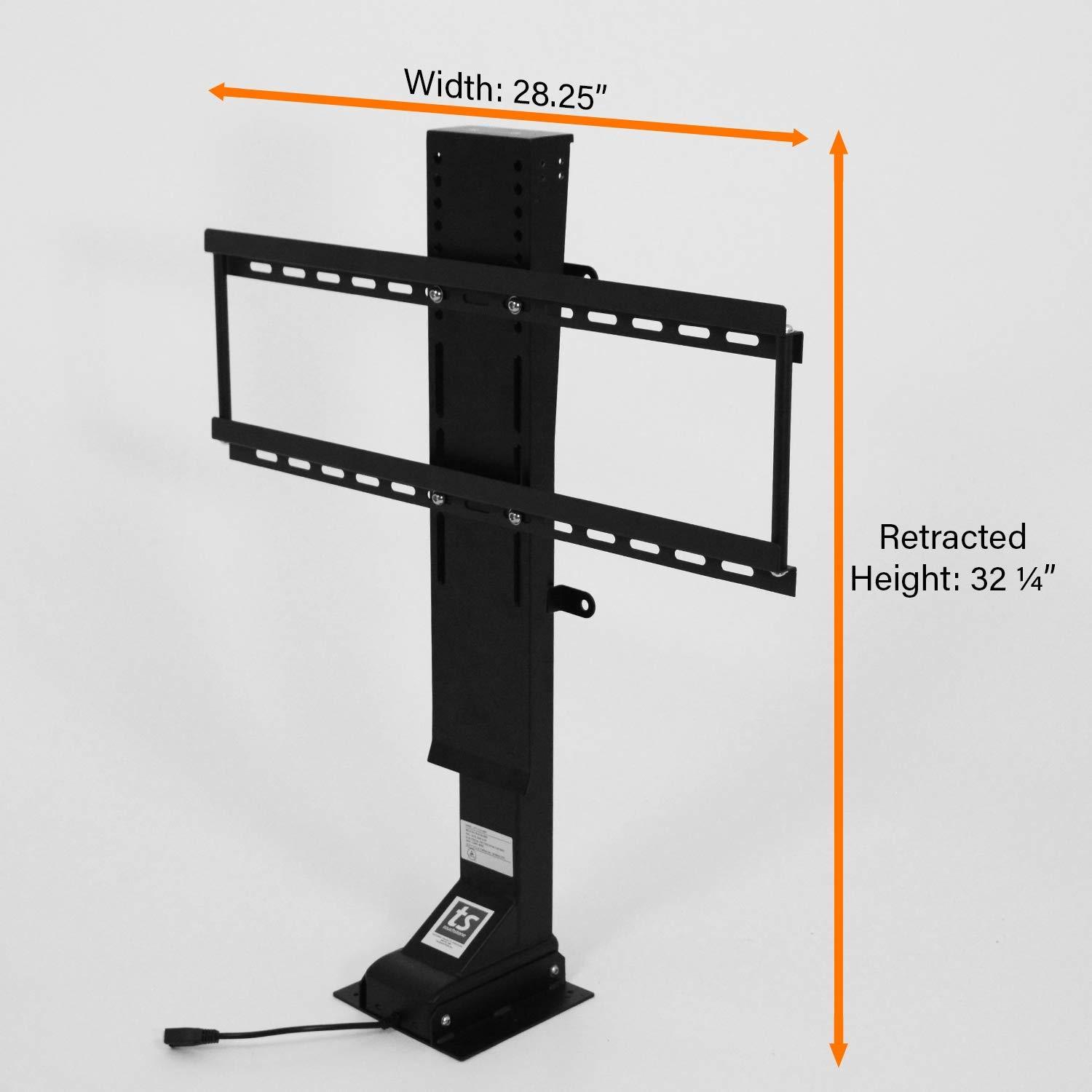 SRV 33900 Pro TV Lift Mechanism  Touchstone Home Products, Inc measurments.