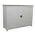 	Elevate 72013 White Mission Style TV Lift Cabinet  shown with a white background.