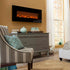 Onyx 80001  Wall Mounted Electric Fireplace in a room setting.