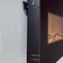 	Onyx 80001  Wall Mounted Electric Fireplace detail shot.
