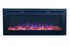 Touchstone Sideline Steel 50 80013 Electric Fireplace shown from the front.