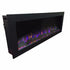 Sideline Outdoor/Indoor 80017  Wall Mounted Electric Fireplace pictured from a angle.