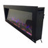 	Sideline Outdoor/Indoor 80017  Wall Mounted Electric Fireplace pictured from a angle.
