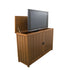 	Grand Elevate 74006 Mission TV Lift Cabinet for 65 inch Flat screen TVs opened. 