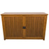 Grand Elevate 74006 Mission TV Lift Cabinet for 65 inch Flat screen TVs shown from the back closed.