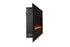 	Onyx 80001 Wall Mounted Electric Fireplace from the side.