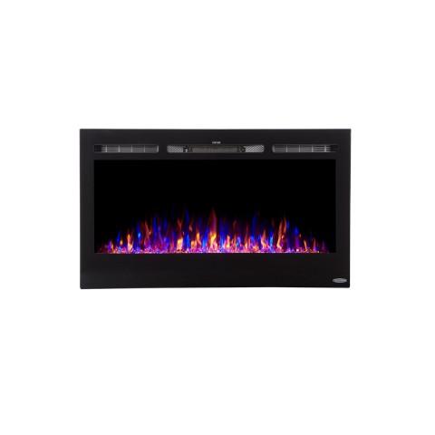 	Sideline 36 80014 36" Recessed Electric Fireplace shown with a white background.