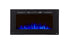 Sideline 40 80027 Refurbished Recessed Electric Fireplace blue flames.